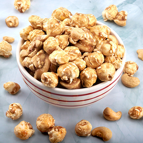 Butter Rum Cashew Popcorn