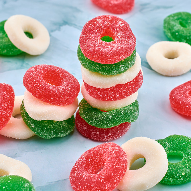 Christmas Gummi Wreaths